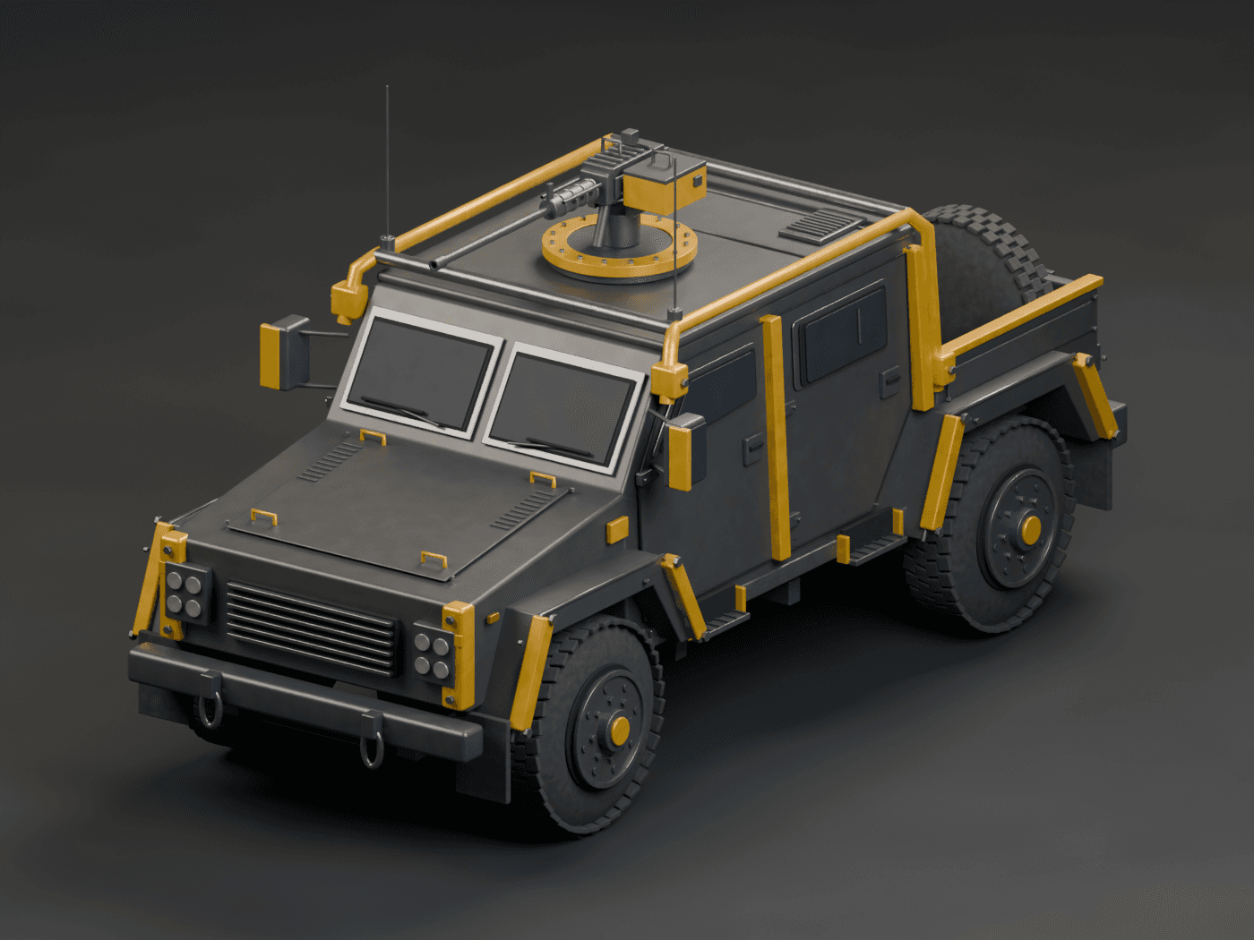 Machine Gun Car